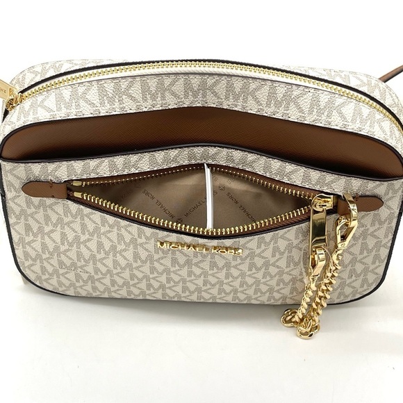 Michael Kors EW Zip Chain Xbody Bag & Small Top Zip Coinpouch w/ID - Picture 10 of 13